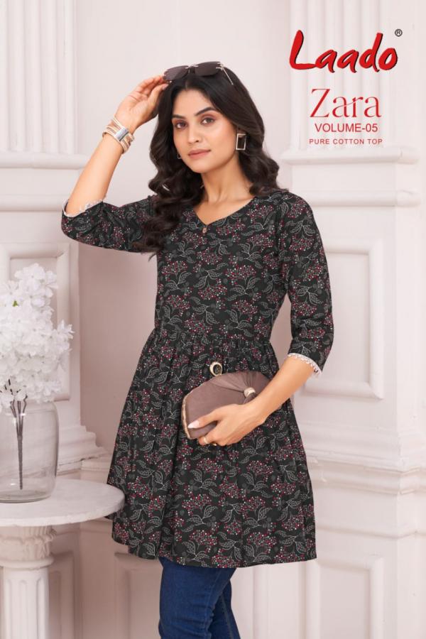 Laado Zara Vol 5 Cotton Short Tops Collection